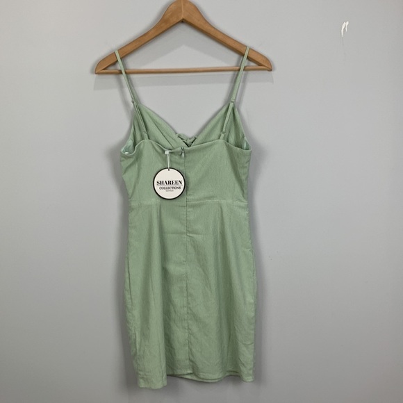 Green Mini Dress Sz M - Picture 9 of 14